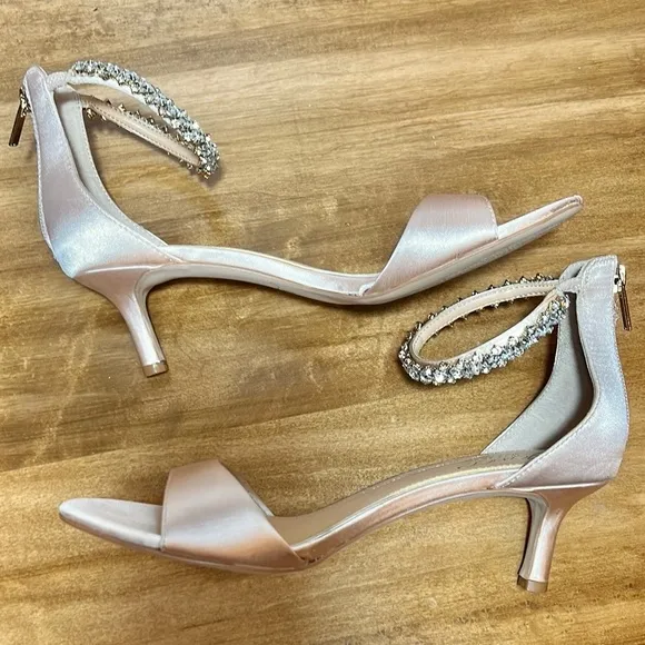 Badgley Mischka Rhinestone Heels
