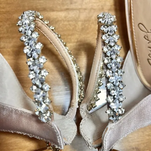 Badgley Mischka Rhinestone Heels