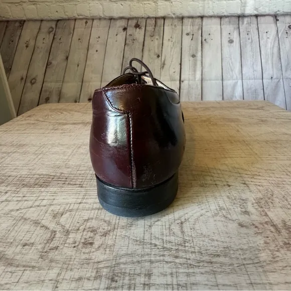 Bally Marcel Brown Leather Wingtip Oxfords Mens Size US 8.5 D Made In Italy