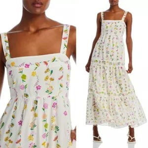 Banjanan NEW Daniela Floral Print Sleeveless Cotton Sundress - Women's Size XL