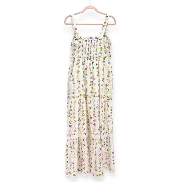 Banjanan NEW Daniela Floral Print Sleeveless Cotton Sundress - Women's Size XL