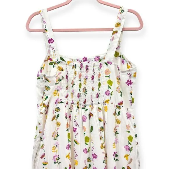 Banjanan NEW Daniela Floral Print Sleeveless Cotton Sundress - Women's Size XL