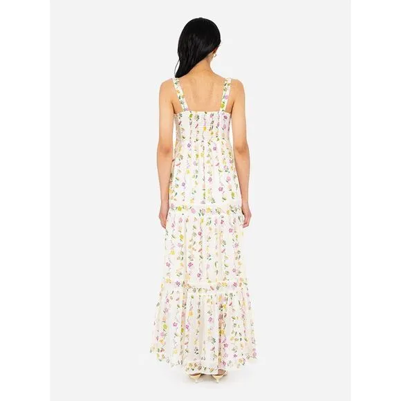 Banjanan NEW Daniela Floral Print Sleeveless Cotton Sundress - Women's Size XL
