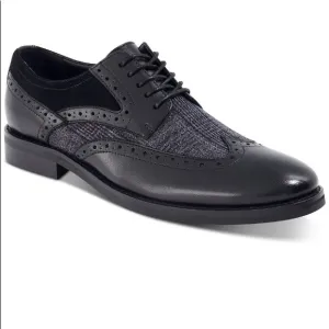 Bar III Men's Oliver Mixed Wingtip Oxfords