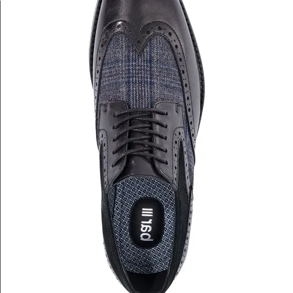 Bar III Men's Oliver Mixed Wingtip Oxfords