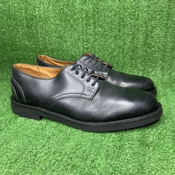 BASS GH Bass &amp; Co Shoes Mens 11.5 M Lace Up Dress Plain Toe Oxfords Black