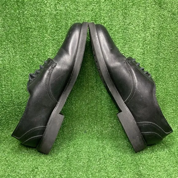 BASS GH Bass &amp; Co Shoes Mens 11.5 M Lace Up Dress Plain Toe Oxfords Black