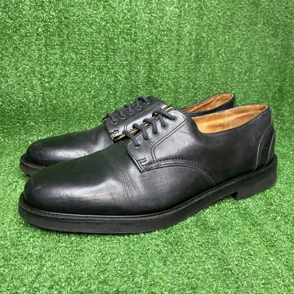 BASS GH Bass &amp; Co Shoes Mens 11.5 M Lace Up Dress Plain Toe Oxfords Black