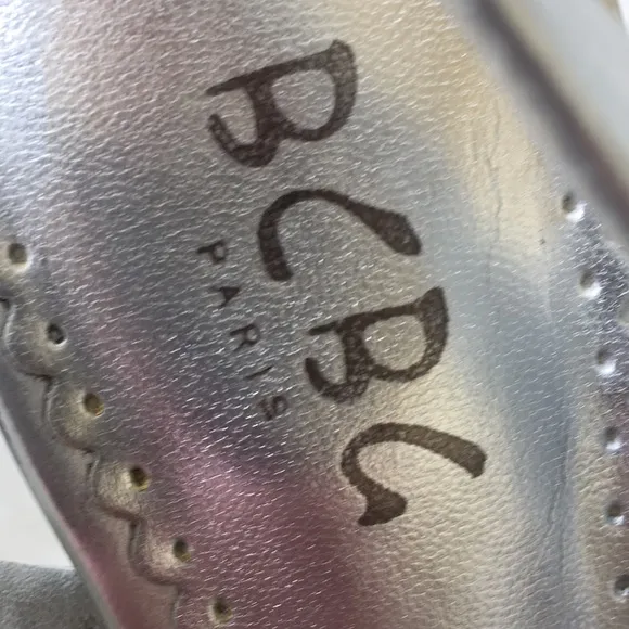 BCBG Paris Silver Heels
