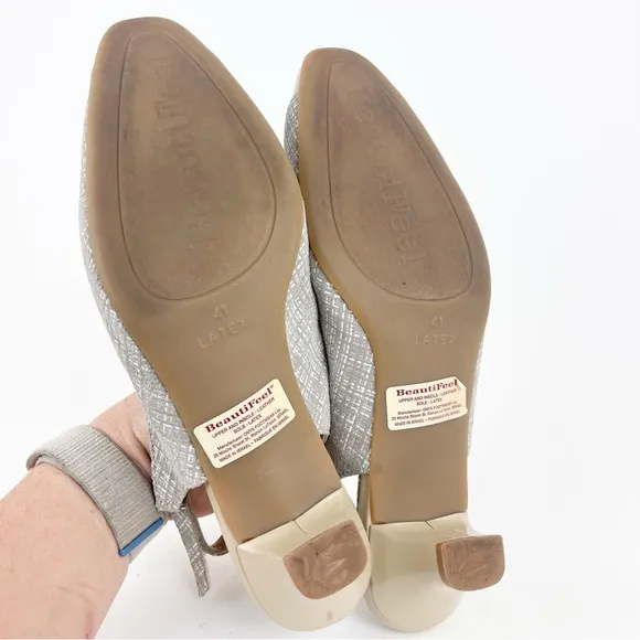 BeautiFeel Slingback Kitten Heels Size 41