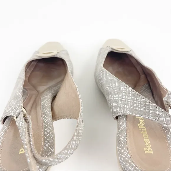 BeautiFeel Slingback Kitten Heels Size 41
