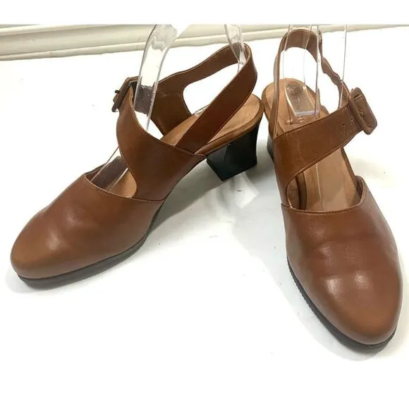 BeautiFeel Leather Slingback Heels