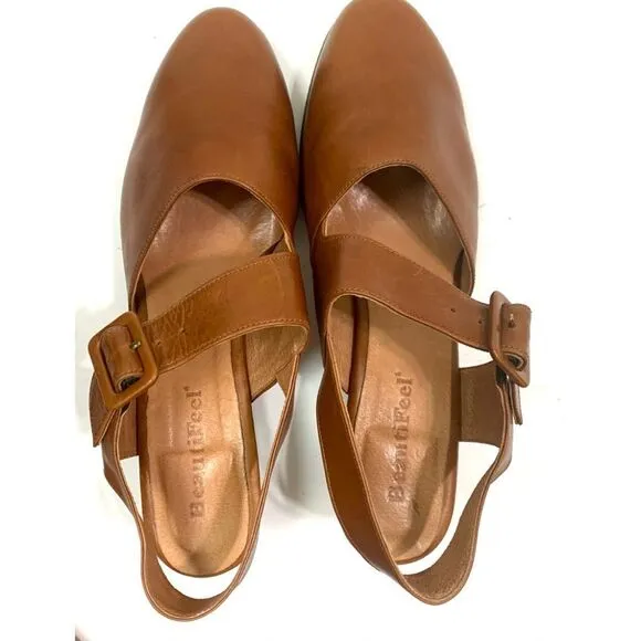 BeautiFeel Leather Slingback Heels