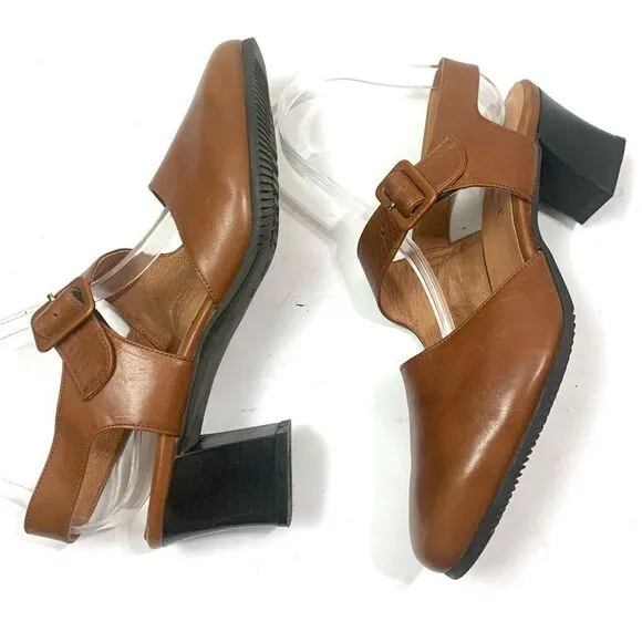 BeautiFeel Leather Slingback Heels