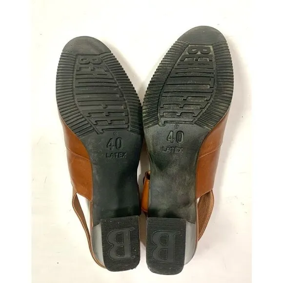 BeautiFeel Leather Slingback Heels
