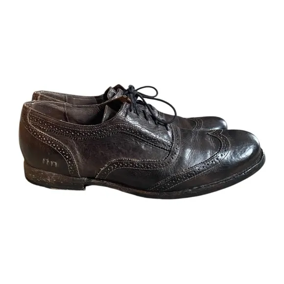 Bed Stu Men’s Brown Leather Wingtip Oxfords Size 13