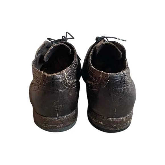 Bed Stu Men’s Brown Leather Wingtip Oxfords Size 13