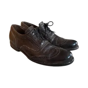 Bed Stu Men’s Brown Leather Wingtip Oxfords Size 13