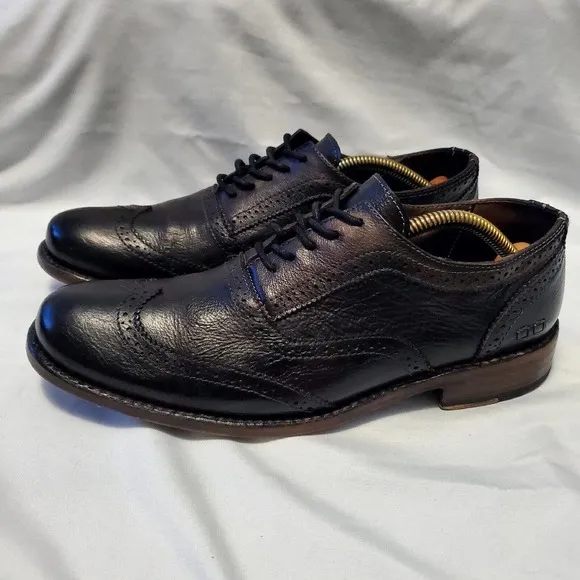 Bed Stu Men's Cobbler Series Distressed Leather Wingtip Oxfords Shoes Size 8.5