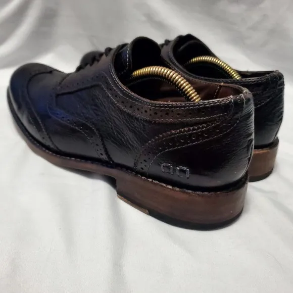 Bed Stu Men's Cobbler Series Distressed Leather Wingtip Oxfords Shoes Size 8.5