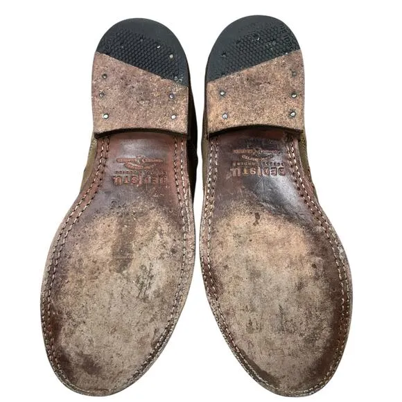 Bed Stu Women's Rose Brown Cap Toe Slip On Oxfords Size US 9.5