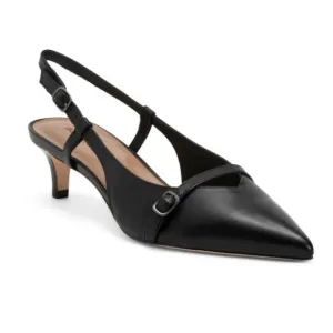 BERNARDO Made In Brazil Patent Leather Marietta Slingback Heels