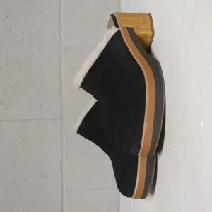 Bernardo Sky Clog Black Suede Clog Size 9.5 EUC