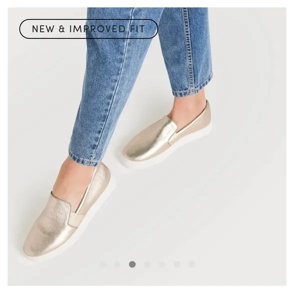 Birdies Women’s Swift Leather Slip-On Sneaker Size 10.5