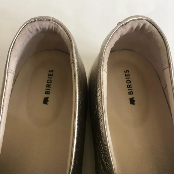 Birdies Women’s Swift Leather Slip-On Sneaker Size 10.5