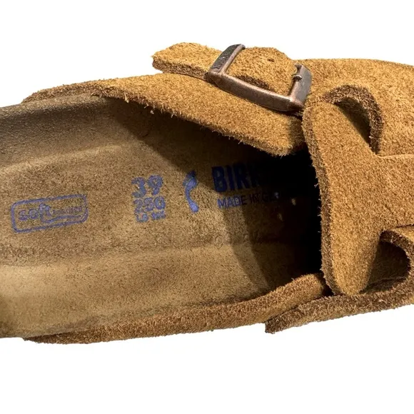 Birkenstock Boston Mink Soft Footbed Sz 8 women’s