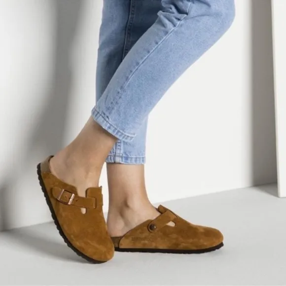 Birkenstock Boston Mink Soft Footbed Sz 8 women’s