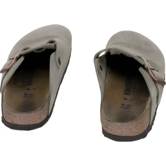 Birkenstock Boston Soft Footbed Suede Clogs for Women EU 39