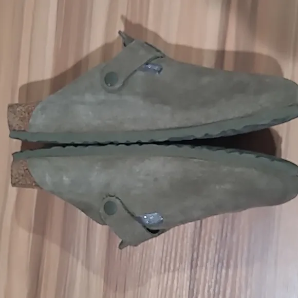 Birkenstock Boston Soft Footbed Suede Clogs Size EU 43 US 10 Mens
