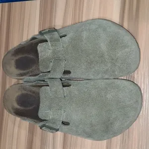 Birkenstock Boston Soft Footbed Suede Clogs Size EU 43 US 10 Mens