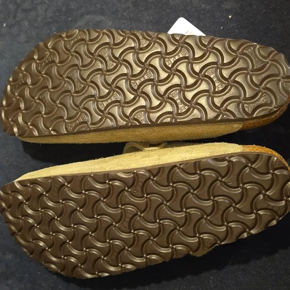 Birkenstock Boston Soft FootbedSuede Leather - Taupe, Retail Price $165.00
