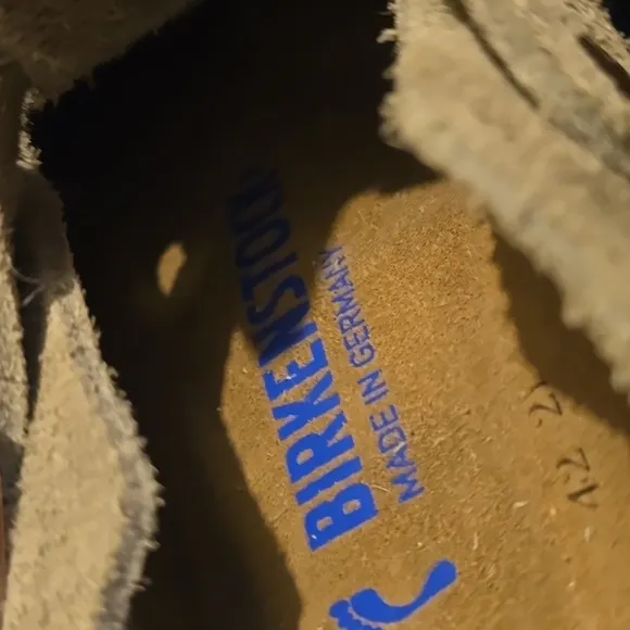 Birkenstock Boston Soft FootbedSuede Leather - Taupe, Retail Price $165.00