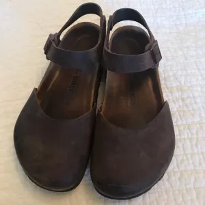 Birkenstock Brown Mules Comfortable Leather Clogs