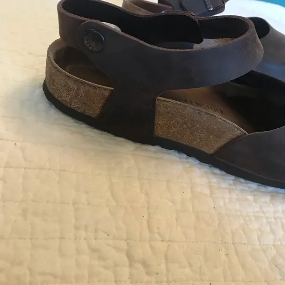 Birkenstock Brown Mules Comfortable Leather Clogs