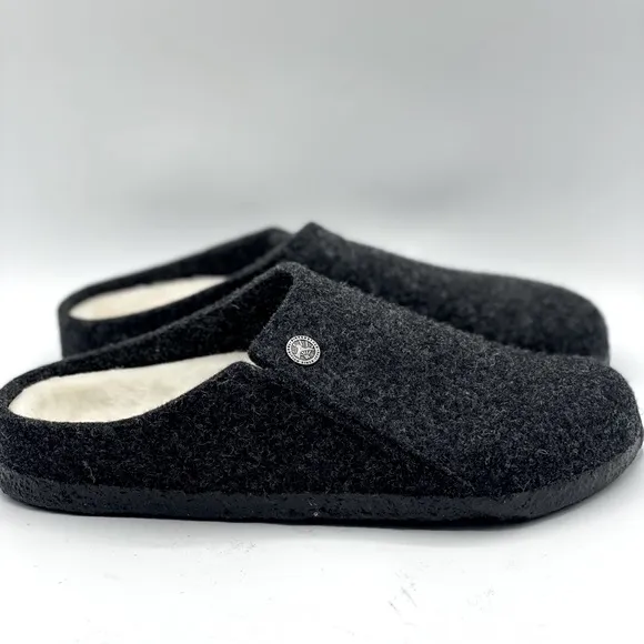 Birkenstock‎ Gray Wool Clogs