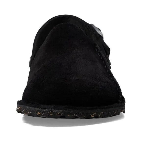 Birkenstock Lutry 365 Clogs Women's US 8-8.5 Black Suede Comfort Shoes FZP115