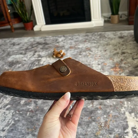 Birkenstock Men's Brown Clogs
