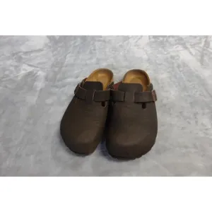 Birkenstock Men's Size 38 Boston Clog Habana Oiled Leather Sandals