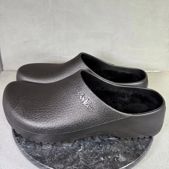 Birkenstock Super-Birki Polyurethane Black Comfort Clogs Men’s Size 13 US