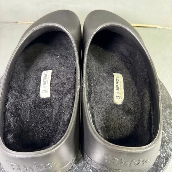 Birkenstock Super-Birki Polyurethane Black Comfort Clogs Men’s Size 13 US