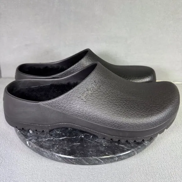 Birkenstock Super-Birki Polyurethane Black Comfort Clogs Men’s Size 13 US