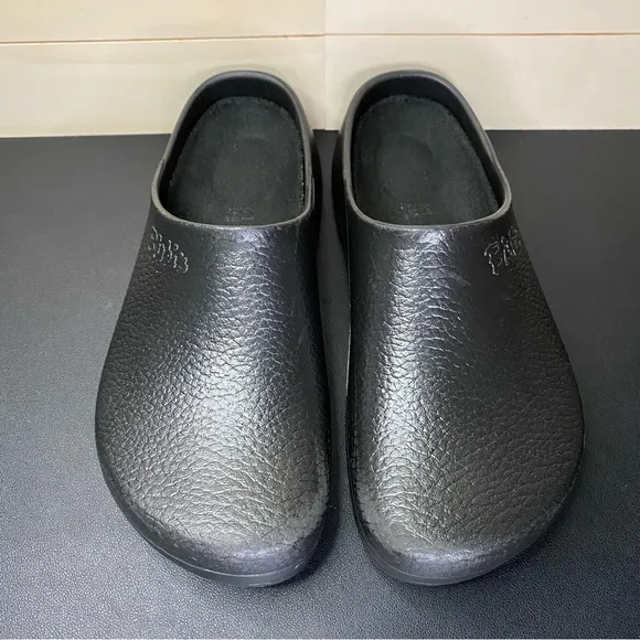 Birkenstock Super Birkis Clogs Black Women's Size 10 Shoes Slip-Ons Mules