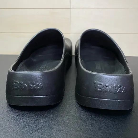 Birkenstock Super Birkis Clogs Black Women's Size 10 Shoes Slip-Ons Mules