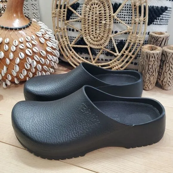 Birkenstock Super Birkis Clogs Men 13/46 Black Professional Chef Doctor Teacher