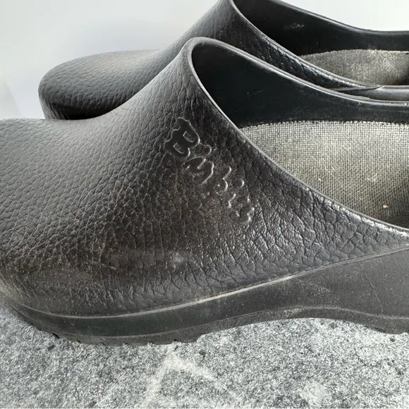 Birkenstock Super Birks Black EVA Rubber Clogs 41