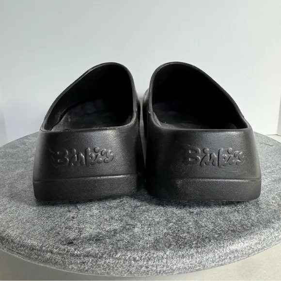 Birkenstock Super Birks Black EVA Rubber Clogs 41